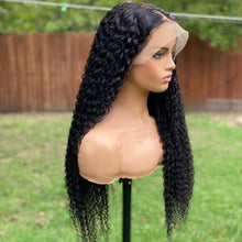 Load image into Gallery viewer, Curley Black Lace Front Human Hair Wigs -  Ailime Designs