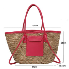 Load image into Gallery viewer, Women’s Fine Quality Straw Handbag Accessories