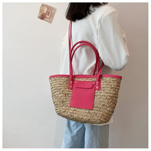 Load image into Gallery viewer, Women’s Fine Quality Straw Handbag Accessories