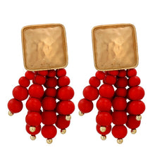 Load image into Gallery viewer, Beautiful Natural Beaded Drop Earrings – Jewelry Craft Supplies