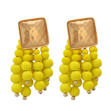 Load image into Gallery viewer, Beautiful Natural Beaded Drop Earrings – Jewelry Craft Supplies