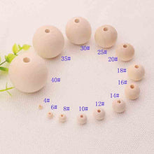 Load image into Gallery viewer, Beautiful Natural Wood Beads – Jewelry Craft Supplies