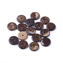 Load image into Gallery viewer, Beautiful Natural Coconut Spacer Beads – Jewelry Craft Supplies