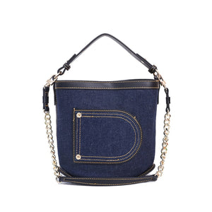 Bucket Design Denim Handbags - Ailime Designs