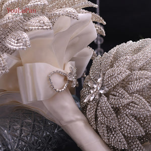 Unique Design Elegant Silk Satin Bouquet Flowers