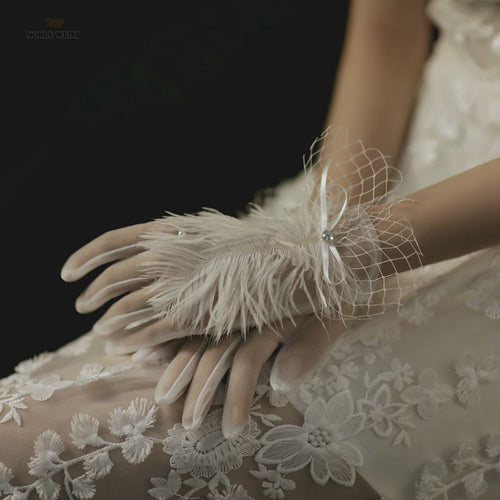 Bridal Lace Trim Gloves – Fine Quality Wedding Accessories