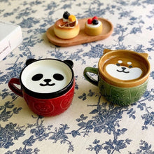 Load image into Gallery viewer, Bear Design 2pc Lid &amp; Cup Coffee Sets - Ailime Designs