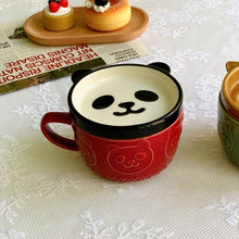 Load image into Gallery viewer, Bear Design 2pc Lid &amp; Cup Coffee Sets - Ailime Designs