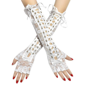 Bridal Lace Trim Gloves – Fine Quality Wedding Accessories