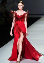 Load image into Gallery viewer, Hot Red Women&#39;s Elegant Gown – Ailime Designs