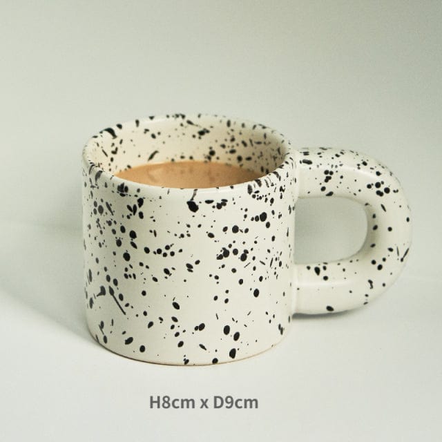 Check Black & White Design Drinkware Mugs - Ailime Designs