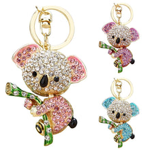 Load image into Gallery viewer, Koala Rhinestone Keychain Holders - Purse Accessories