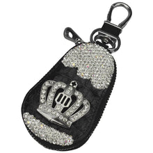 Load image into Gallery viewer, Crown Rhinestone Storage Keychain Holders - Purse Accessories