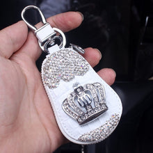 Load image into Gallery viewer, Crown Rhinestone Storage Keychain Holders - Purse Accessories