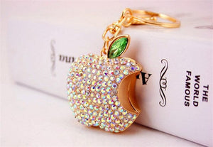 Apple Rhinestone Keychain Holders - Ailime Designs