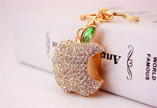 Load image into Gallery viewer, Apple Rhinestone Keychain Holders - Ailime Designs