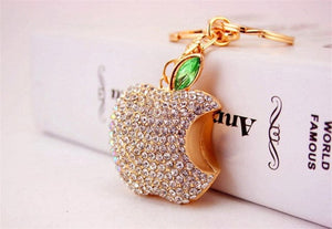 Apple Rhinestone Keychain Holders - Ailime Designs