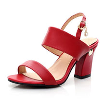 Load image into Gallery viewer, Women’s Red Hot Stylish Fashion Apparel - Genuine Leather  Heels