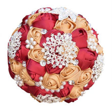 Load image into Gallery viewer, Unique Design Elegant Silk Satin Bouquet Flowers