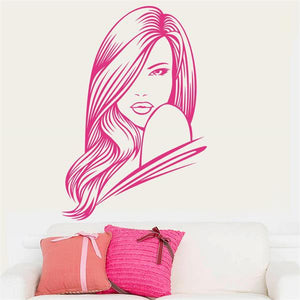 Woman Head shot Illustration - Ailime Designs - Ailime Designs