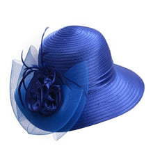 Load image into Gallery viewer, Doubles Down Women&#39;s Derby Style Fancy Rose Motif Design Hats - Ailime Designs