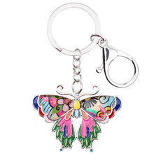 Load image into Gallery viewer, Conversational Art Design Butterflies Key Chains – Pocket Holder Accessories - Ailime Designs