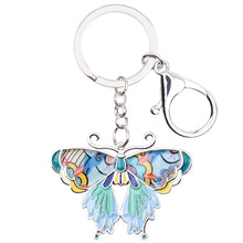 Load image into Gallery viewer, Conversational Art Design Butterflies Key Chains – Pocket Holder Accessories - Ailime Designs