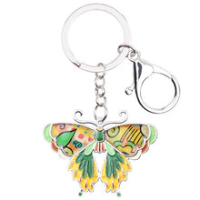 Load image into Gallery viewer, Conversational Art Design Butterflies Key Chains – Pocket Holder Accessories - Ailime Designs