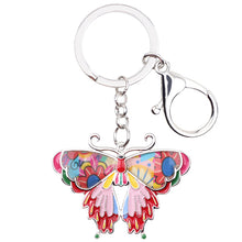 Load image into Gallery viewer, Conversational Art Design Butterflies Key Chains – Pocket Holder Accessories - Ailime Designs