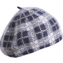 Load image into Gallery viewer, Cool Plaid European Poet Style Beret Caps For Women - Ailime Designs - Ailime Designs