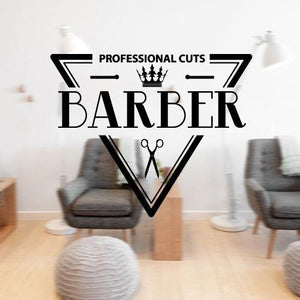 Barbershop Wall Decal Vinyl Stickers - Ailime Designs - Ailime Designs