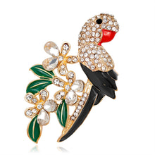 Load image into Gallery viewer, Jungle Fever w/ Our Multi Colored Parrot Pin Brooches - Ailime Designs