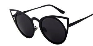 Women's Round Cat Eye Round Lense Sunglasses - Ailime Designs