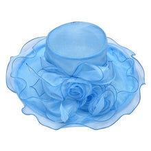 Load image into Gallery viewer, Women&#39;s Stylish Layered Design Organza Elegant Hats - Ailime Designs