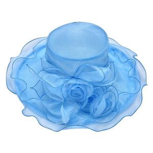 Women's Stylish Layered Design Organza Elegant Hats - Ailime Designs