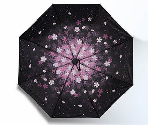 Unisex Nylon Beautiful Galaxy Custom Umbrella's