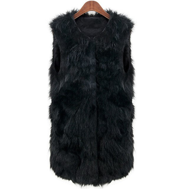 High Quality Faux Fur Vest - Ailime Design - Ailime Designs