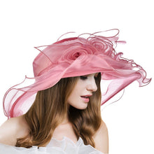 Load image into Gallery viewer, Women&#39;s Stylish Layered Design Organza Elegant Hats - Ailime Designs