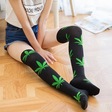 Load image into Gallery viewer, Women&#39;s Long Knitted Knee Length Socks - Ailime Designs