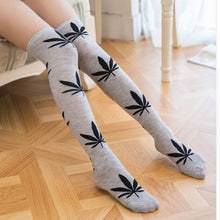 Load image into Gallery viewer, Women&#39;s Long Knitted Knee Length Socks - Ailime Designs