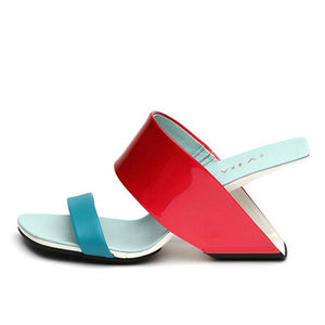 Women Stylish Design Slip-on Mule Sandals