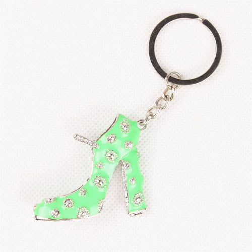 Polka Dot High Heel Rhinestone Key Chains – Pocket Holder Accessories - Ailime Designs