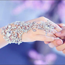 Load image into Gallery viewer, Bridal Lace Trim Gloves – Fine Quality Wedding Accessories