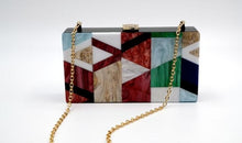 Load image into Gallery viewer, Geometric Marble Design Women&#39;s Acrylic Purses - Ailime Designs - Ailime Designs