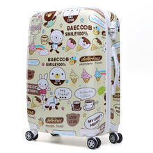 Load image into Gallery viewer, Adult Screen Printed Trolley Luggage