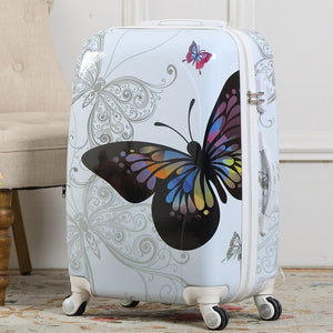 Adult Screen Printed Trolley Luggage