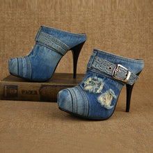 Load image into Gallery viewer, Women&#39;s Denim Shoe Collection - Ailime Designs