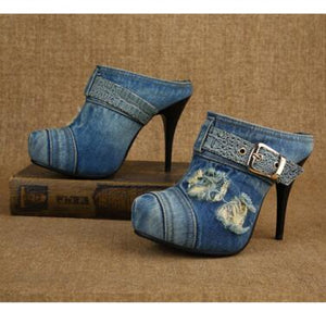 Women's Denim Shoe Collection - Ailime Designs