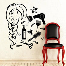 Load image into Gallery viewer, Beauty &amp; Salon Tools Wall Decals -  - Ailime Designs - Ailime Designs