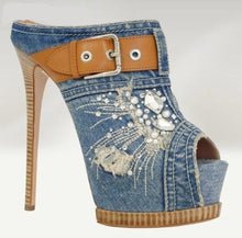 Load image into Gallery viewer, Women&#39;s Denim Shoe Collection - Ailime Designs